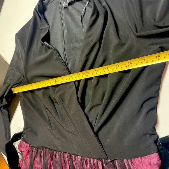 Vintage 90s 1990s Fit and Flare Formal Fancy Party Dress 12 - Picture 3 of 14